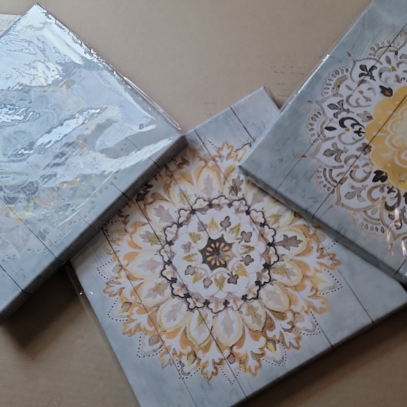 💚3pcs Living Room Decor Canvas Wall Art Bathroom Decorative Frame Wall Decor - Picture 5 of 5